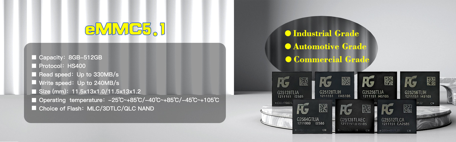 calidad Tarjeta de memoria EMMC fábrica