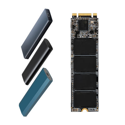 Logotipo personalizado M.2 Disco de estado sólido industrial 64GB 128GB 256GB 1TB Disco duro SATA III SSD