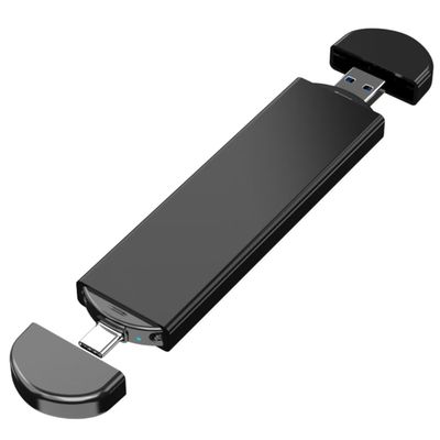 Tipo C USB3.0 SSD Disco duro externo M.2 Nvme Sata Diseño de doble interfaz para computadora portátil